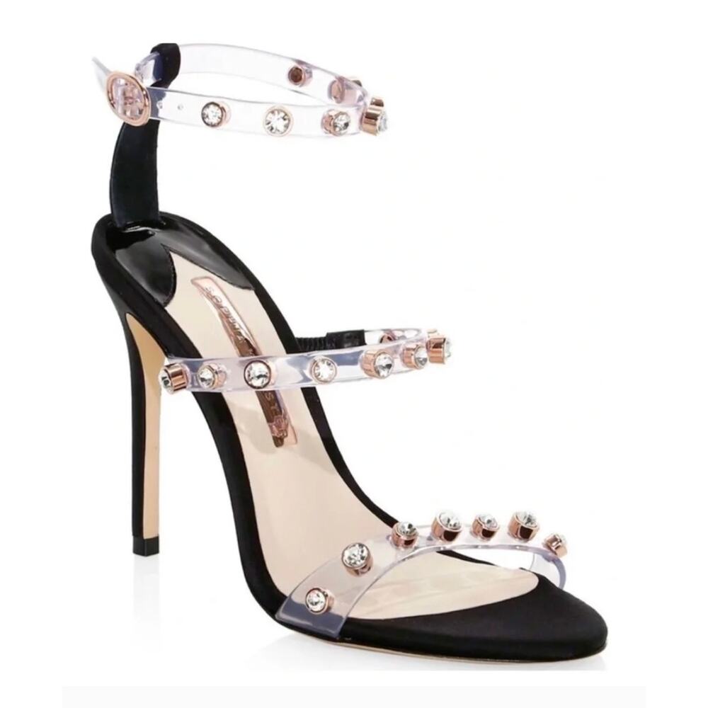 New Sophia Webster Rosalind Gem Studded Heel Sandals 36